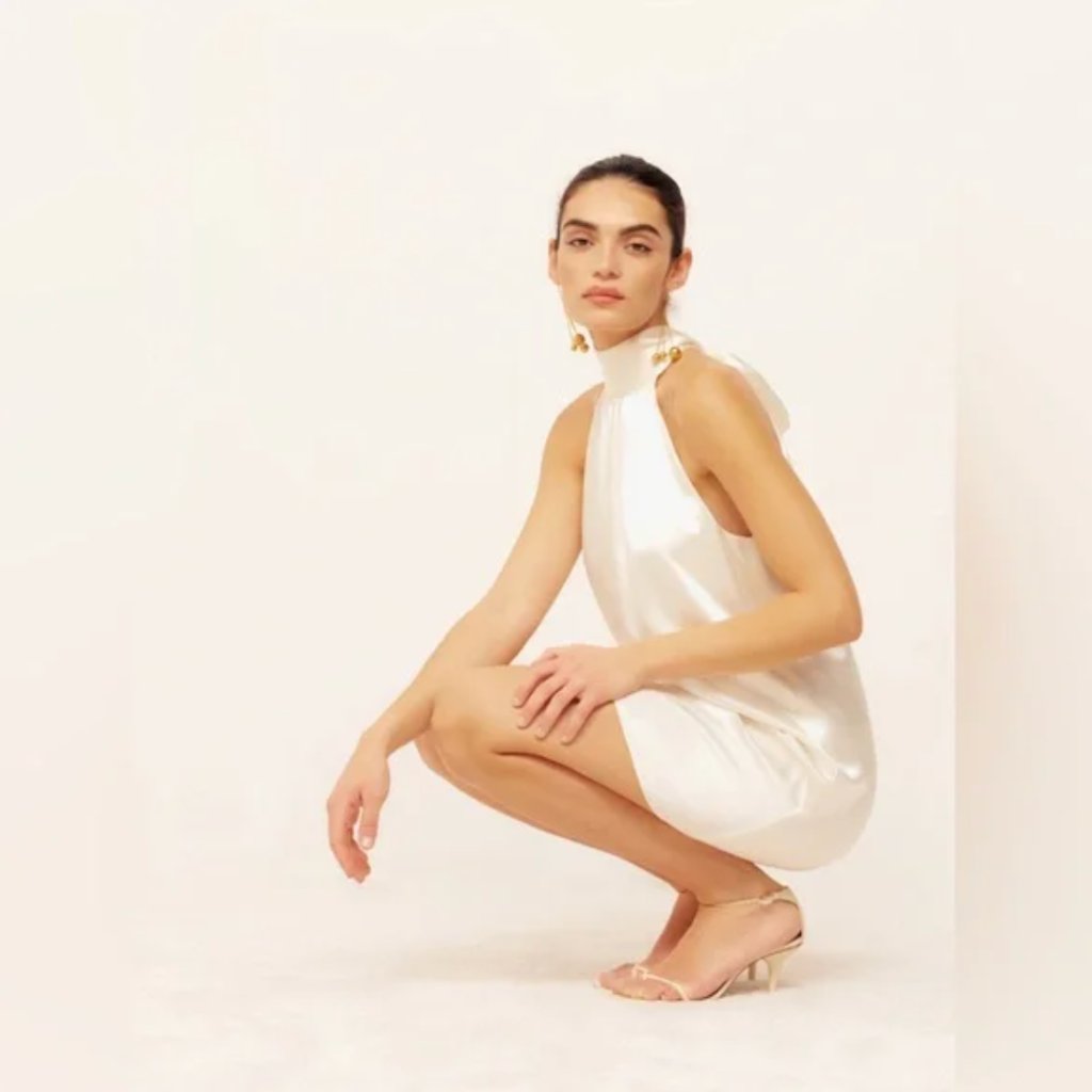 Reformation "Corinth" Silk Mini Dress - Size S